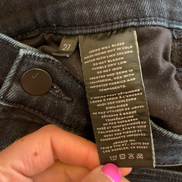 J Brand Alana High Rise Crop Skinny in Abstract - Picture 6 of 6